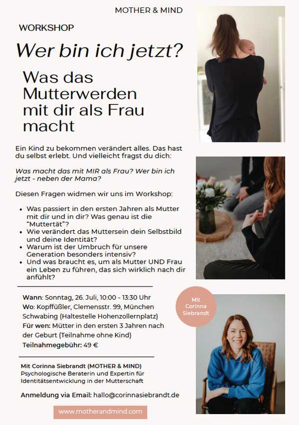 Wer bin ich jetzt? Was das Mutterwerden mit dir als Frau macht