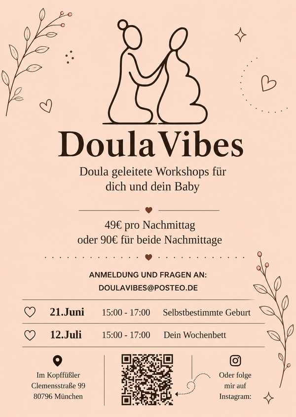 Doula Vibes – geleitete Workshops für dich und dein Baby
